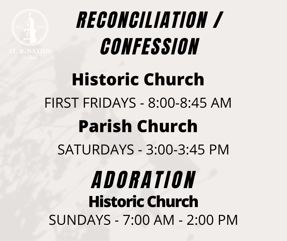 St. Ignatius, Hickory Roman Catholic Church Mass Times Forest